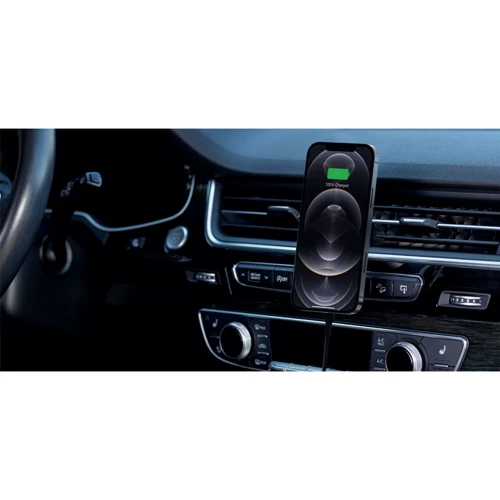Тримач Belkin Auto Holder Air Ven Mount MagSafe Black 10W (WIC004BTBK-NC) для iPhone 16 I 15 I 14 I 13 I 12 series  фото 6