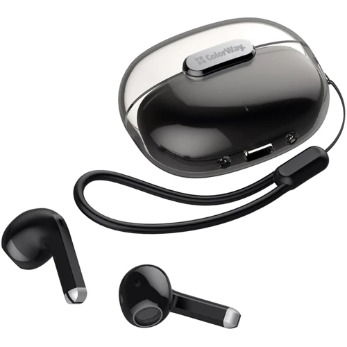 Наушники ColorWay Slim TWS-2 Earbuds Black (CW-TWS2BK): Тип конструкции вкладыши
