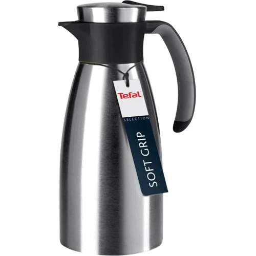 Термос Tefal Термокувшин Soft Grip 1.5 л чорный (K3043214)