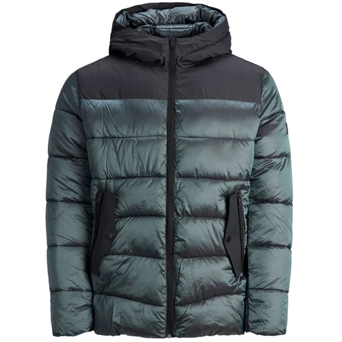 Куртка Jack & Jones 12481160 46 серая зимняя с капюшоном: Вид Куртки