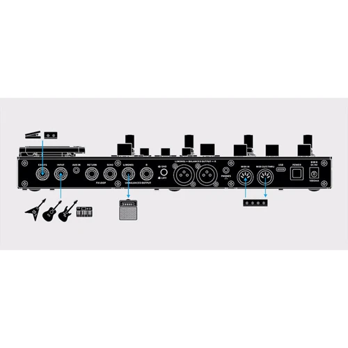 Гитарный процессор эффектов Процессор эффектов HOTONE AUDIO VALETON GP-200R: Вес, кг 2.37