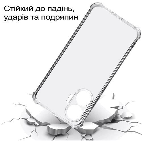 Чехол для телефонов BeCover TPU Case Anti-Shock Clear for Poco F7 (713807)