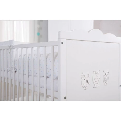 Детская кроватка Klups Marsell 120х60 см белая