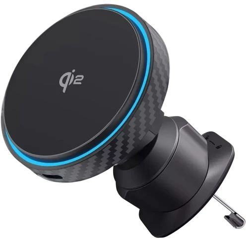 Держатель Proove Car Holder Wireless Charger Graphite Circle Qi2 15W Black (WHGC15010001)