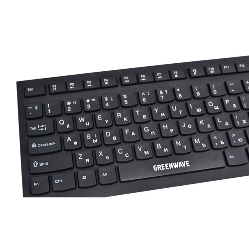 Клавиатура Greenwave KB-FN-401 (R0015249) Black: Тип клавиш мембранный