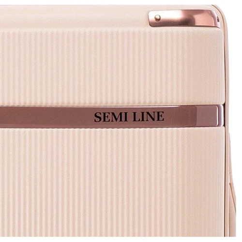 Чемодан Semi Line 28" (L) Ecru бежевый (T5669-4): Материал Пластик