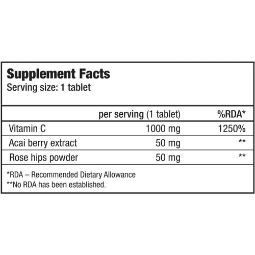 BioTechUSA Vitamin C 1000 Acai Berry 30 tabs: Форма випуску таблетки
