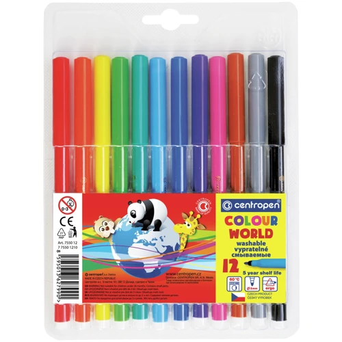 Фломастери Centropen 12 шт. (7550/12)
