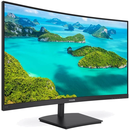 Монитор Philips 241E1SC/00: Покрытие экрана антибликовое