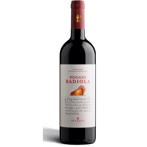 Вино Mazzei Poggio Badiola Toscana IGT красное сухое 14 % 0.75 л (VTS2044330)