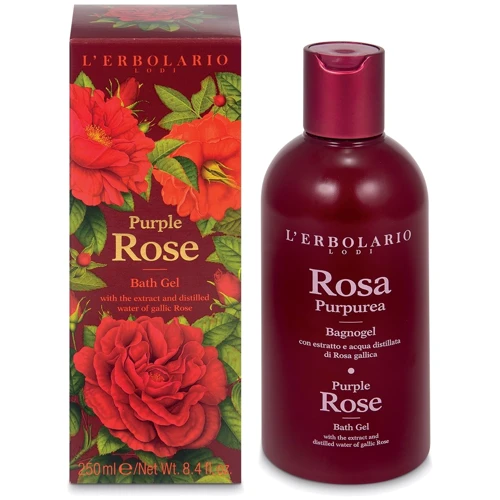L'Erbolario Bath Gel Purple Rose Гель для душа Пурпурная Роза 250 ml