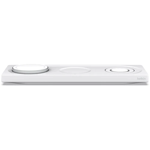 Зарядное устройство Belkin Wireless Charger Base Station White (WIZ016VFWH) for iPhone 16 I 15 I 14 I 13 I 12 series, Apple Watch and Apple AirPods: Тип беспроводное