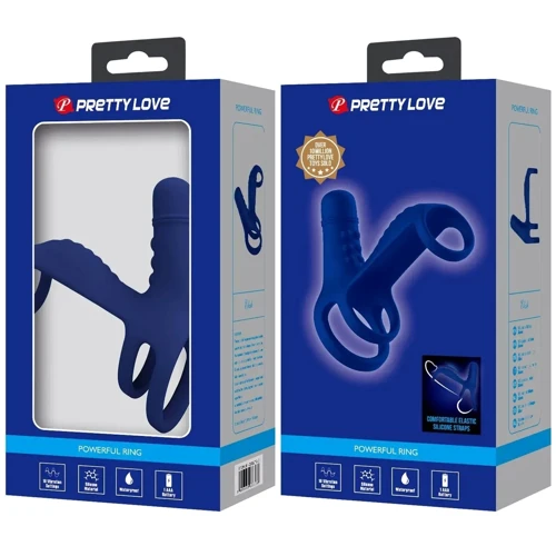 Насадка с вибрацией LYBAILE Pretty Love Powerful ring (BI-210276-3)