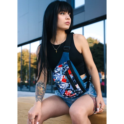 Женская поясная сумка Sambag Tirso Max синяя (80341716)
