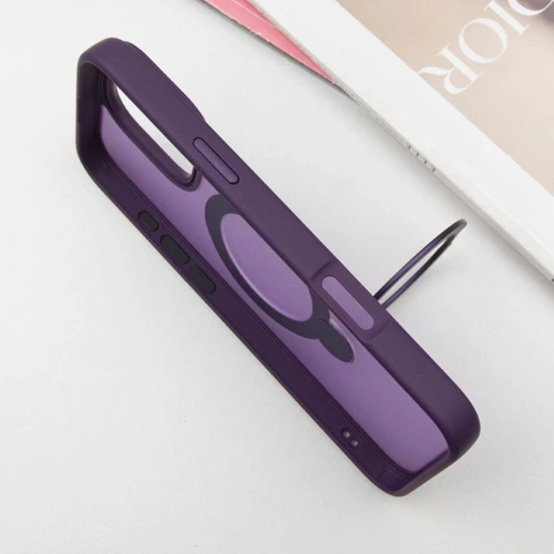 Чехол для iPhone Mobile Case Metal Buttons with MagSafe HQ Ring Purple for iPhone 16 Pro Max: Тип аксессуара чехол