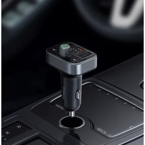 FM-трансмиттер Baseus FM Launcher S-09 Pro black (C10762200113-00) фото 12