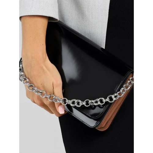 Жіноча сумка Furla plendida S Shoulder Bag чорна (WB00358BX0209O9200): Матеріал Натуральная кожа