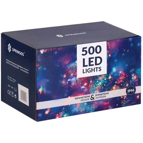 Гирлянда уличная (наружная) Springos 30 м 500 LED CL0526 Mix фото 8