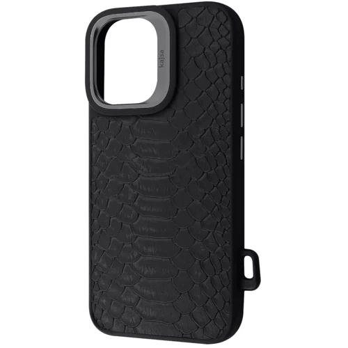 Чохол для iPhone Kajsa Snake Pattern with Magnetic Ring Black для iPhone 16