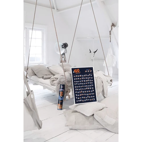 Скретч-постер 100 BucketList Kamasutra Edition (Eng)