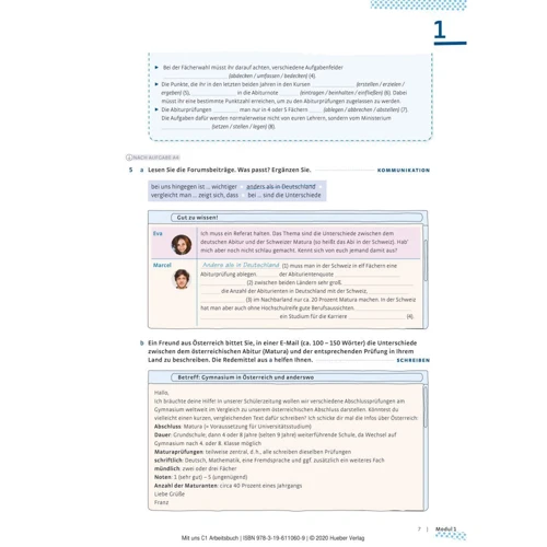 Mit uns C1: Arbeitsbuch: ISBN 9783196110609, 978-3-19-611060-9