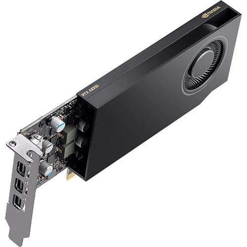 Видеокарта Lenovo Nvidia RTX A1000 8GB mini-DP*4 GDDR6 (4X61Q73041): Объем памяти, Гб 8