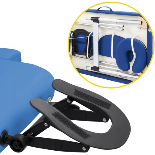 Масажний стіл 4FIZJO Massage Table Alu W60 Blue (TABLEW60BLUE)
