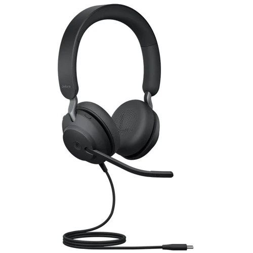 Наушники Jabra Evolve2 40 USB-C MS Stereo (24089-999-899): Тип конструкции накладные