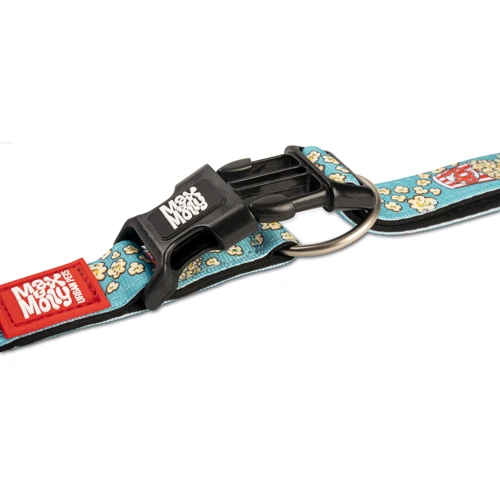 Нашийник для собак Max & Molly Urban Pets Smart ID Collar - Popcorn/XS 22-35 см (4894512024601): Колір голубой