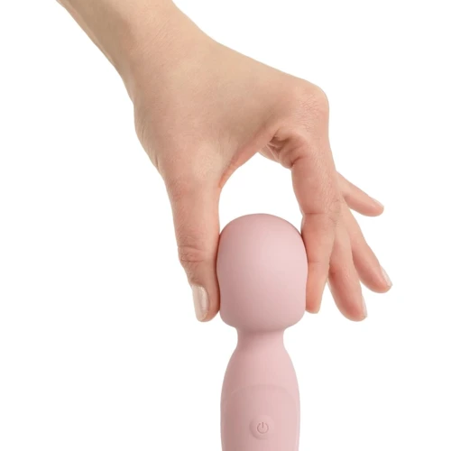 Вібромасажер Good Vibes Only - SIMI Double-Sided Wand Vibrator Soft Silicone - Pink