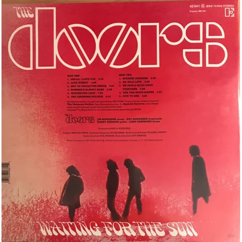 LP I-DI The Doors: Waiting For The Sun (LP0081): Производитель I-DI
