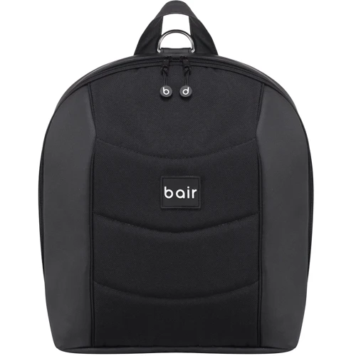 Коляска 2 в 1 Bair Play Plus Soft BPS-455 черный - черный (кожа): Возможность установки люльки нет