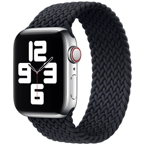 Аксесуар для Watch Apple Braided Solo Loop Charcoal Size 4 (MY782) for Apple Watch 38 / 40mm