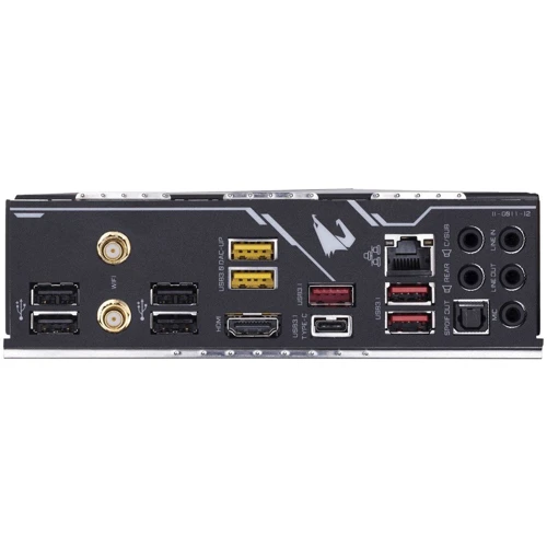 GIGABYTE Z390 AORUS ULTRA: Разъемы на задней панели USB Type-C, USB 3.1 Gen 2, USB 3.0 (USB 3.1 Gen 1), S/PDIF (Оптический)