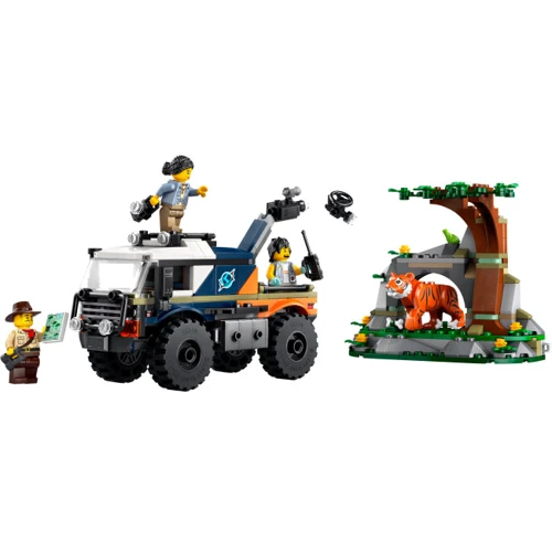 Конструктор LEGO City Внедорожник для исследования джунглей (60426): Количество деталей, шт. 314