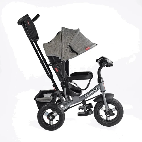 Детский велосипед Best Trike 3-х колесный серый (3390/35-723): Тип 3х колесный велосипед