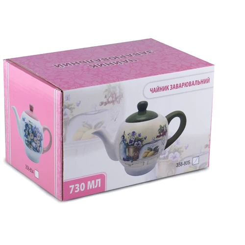 Заварочный чайник Lefard Ферма 730 мл (358-854): Цвет рисунок