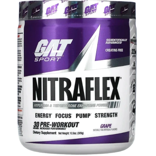 Предтренировочный комплекс GAT Nitraflex 309 g /30 servings/ Grape