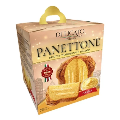Панеттоне Delicato с заварным кремом 900 г (WT5012)