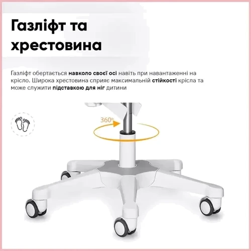 Комплект парта Ergokids TH-330 Pink + кресло Evo-kids Mio Lite KP (арт.TH-330 W/PN + Y-208 KP) фото 10