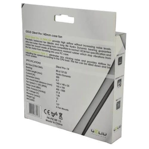 Кулер GELID Solutions Silent PRO 14 (FN-PX14-P-15): Тип вентилятор