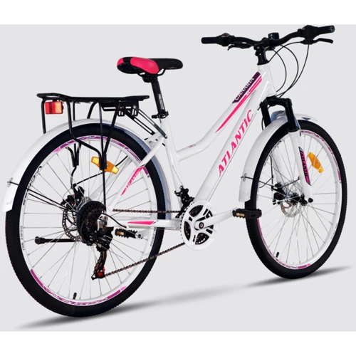 Велосипед Atlantic 2022' 26" Canaria NX A2NX-2642-WP S/16"/42см (1698) white/pink