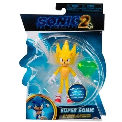 Игровая фигурка Sonic the Hedgehog 2 W2 Соник с изумрудом 10 см (41497i) фото 4