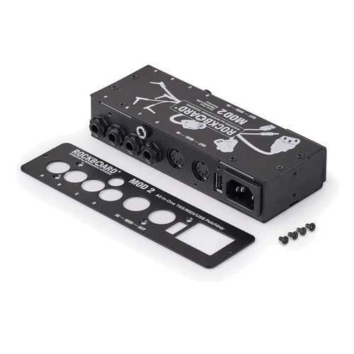 Педалборд ROCKBOARD RBO B MOD 2 V2 - All-in-One TRS, Midi & USB Patchbay