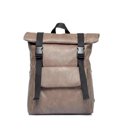 Жіночий рюкзак Sambag RollTop Milton коричневий (24251061)