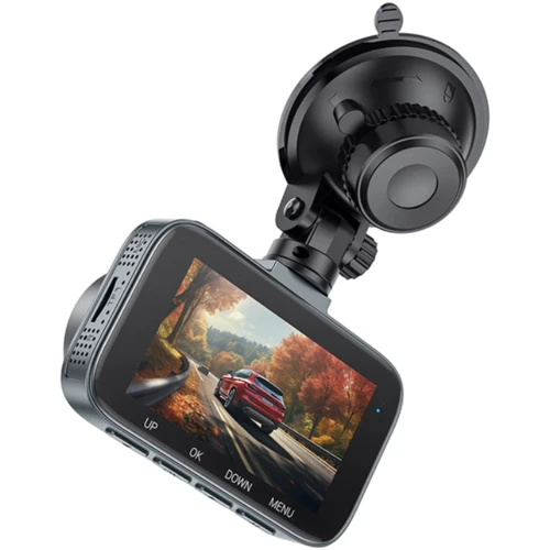 Автомобильный видеорегистратор Hoco DV5 Driving recorder with 3-inch display: Крепление Присоска