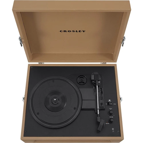 Виниловый проигрыватель Crosley Voyager (Tan): Материал тонарма Алюминий