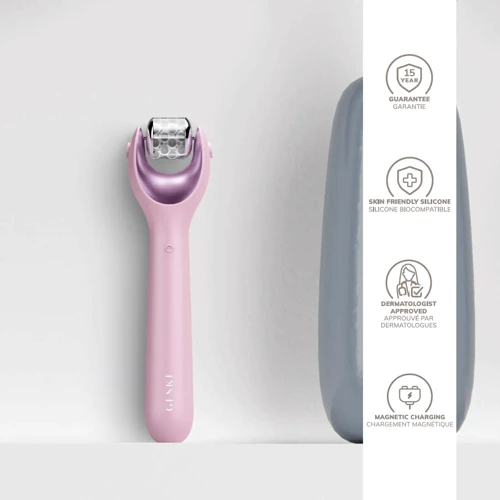 Електронний ролер для обличчя з мікроголками GESKE MicroNeedle Face Roller 9в1 pink: Тип Лифтинг для лица