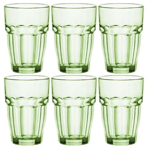 Стакан Bormioli Rocco Rock Bar Mint Набор 6х370 мл (418960B03321990/6)