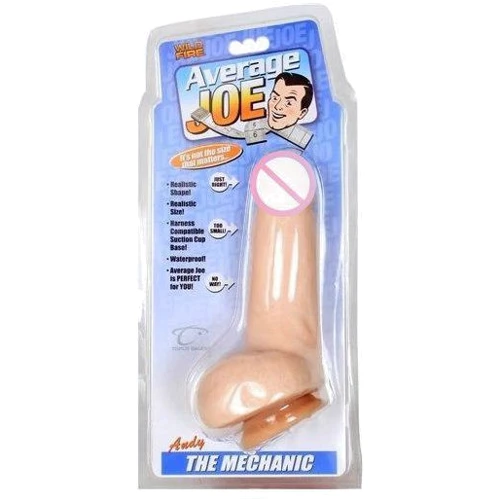 Фаллоимитатор Average Joe The Mechanic Andy, 17.78x5 см